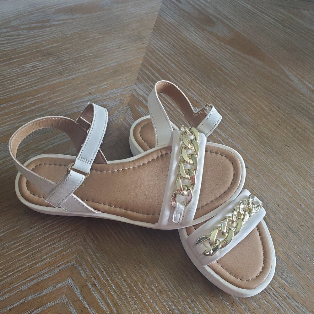 White girls sandals
